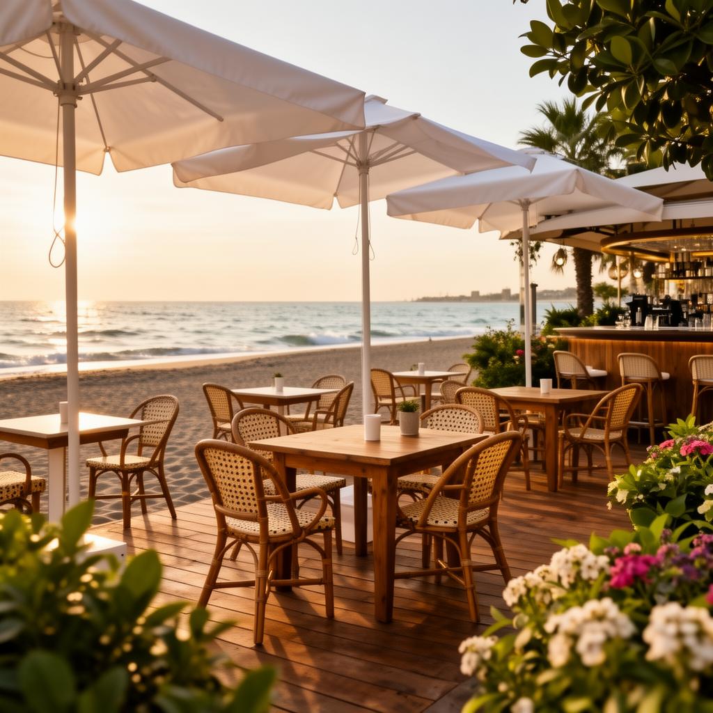 Bar fronte mare — superfici sempre igienizzate